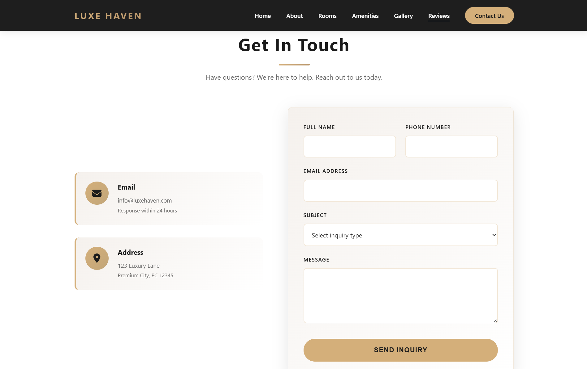 Website preview part 7